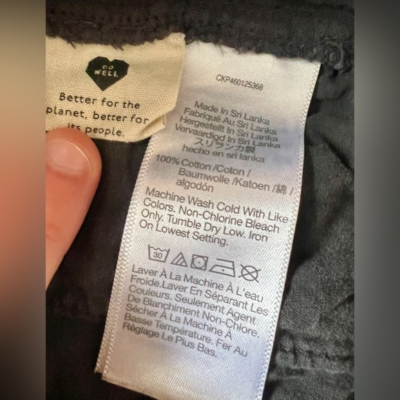 Madewell Charcoal Gauze Lightspun Easy Pull-On Shorts - Large (32") - Picture 11 of 11